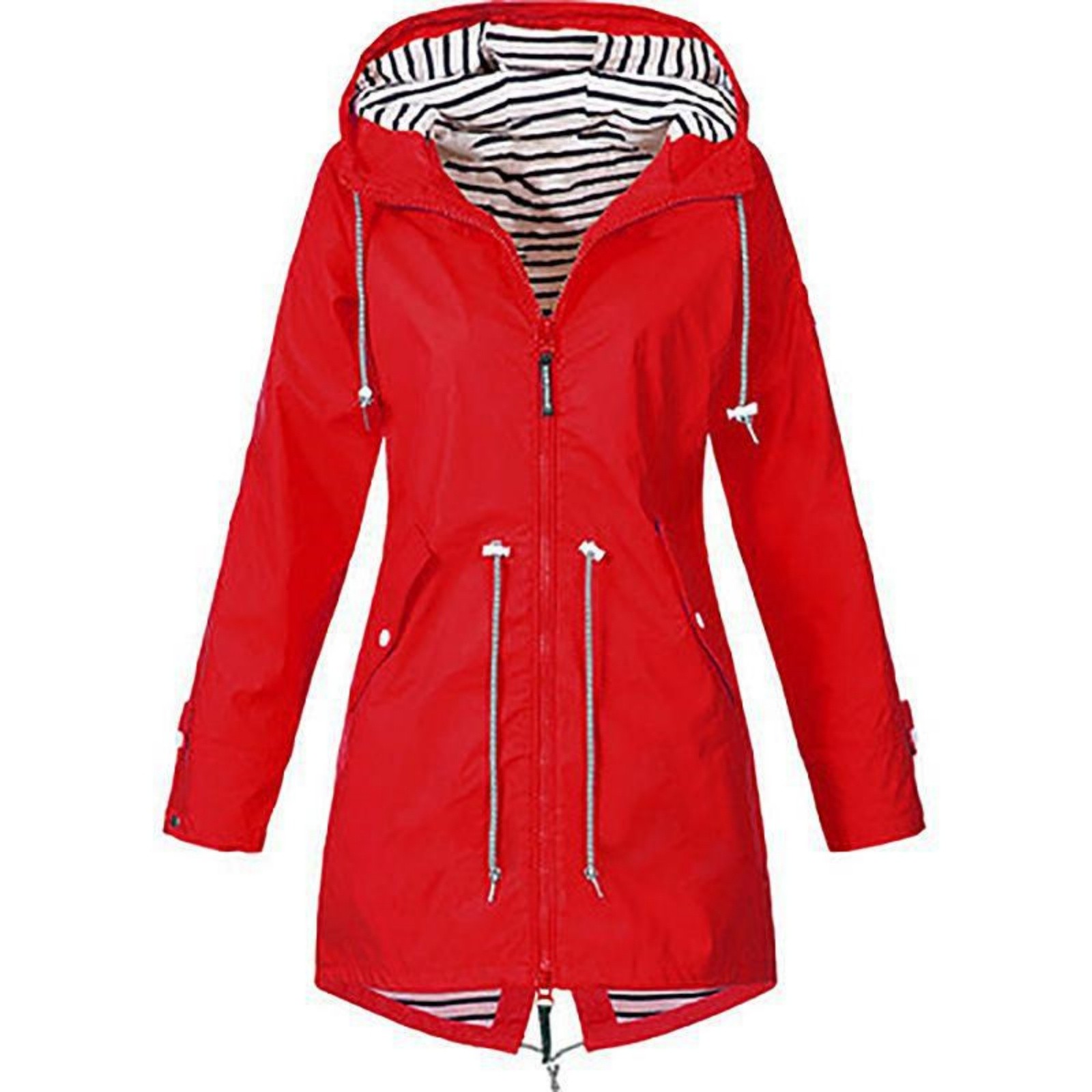 Women'S Fashion Rain Jacket - เสื้อแจ็คเก็ตกันฝนแขนยาวแบบซิปสำหรับผู้หญิง ปี 2025 รุ่นใหม่ เสื้อแจ็คเก็ตปีนเขาแบบมีฮู้ดสำหรับกิจกรรมกลางแจ้ง กันน้ำและกันลม