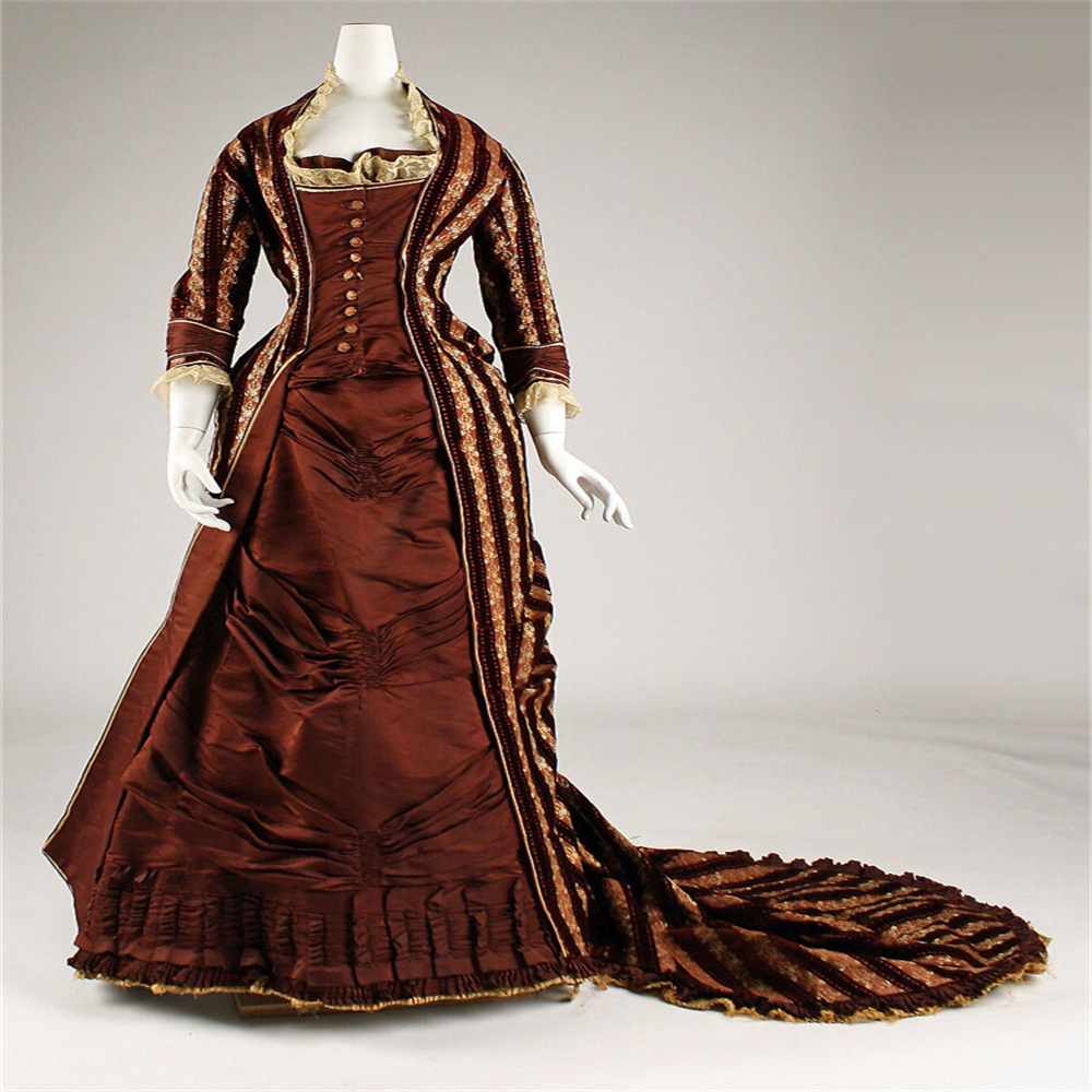 Women'S Fashion Victorian Era - ชุดเดรสสไตล์วิคตอเรียนเอ็ดเวิร์ดยุค 1890 แฟชั่นโกธิค ชุดเดรสสำหรับเดินทาง ชุดราตรีหรูหราสไตล์ยุคจอร์เจียน ชุดเดรสสำหรับงานเต้นรำแบบดัชเชส