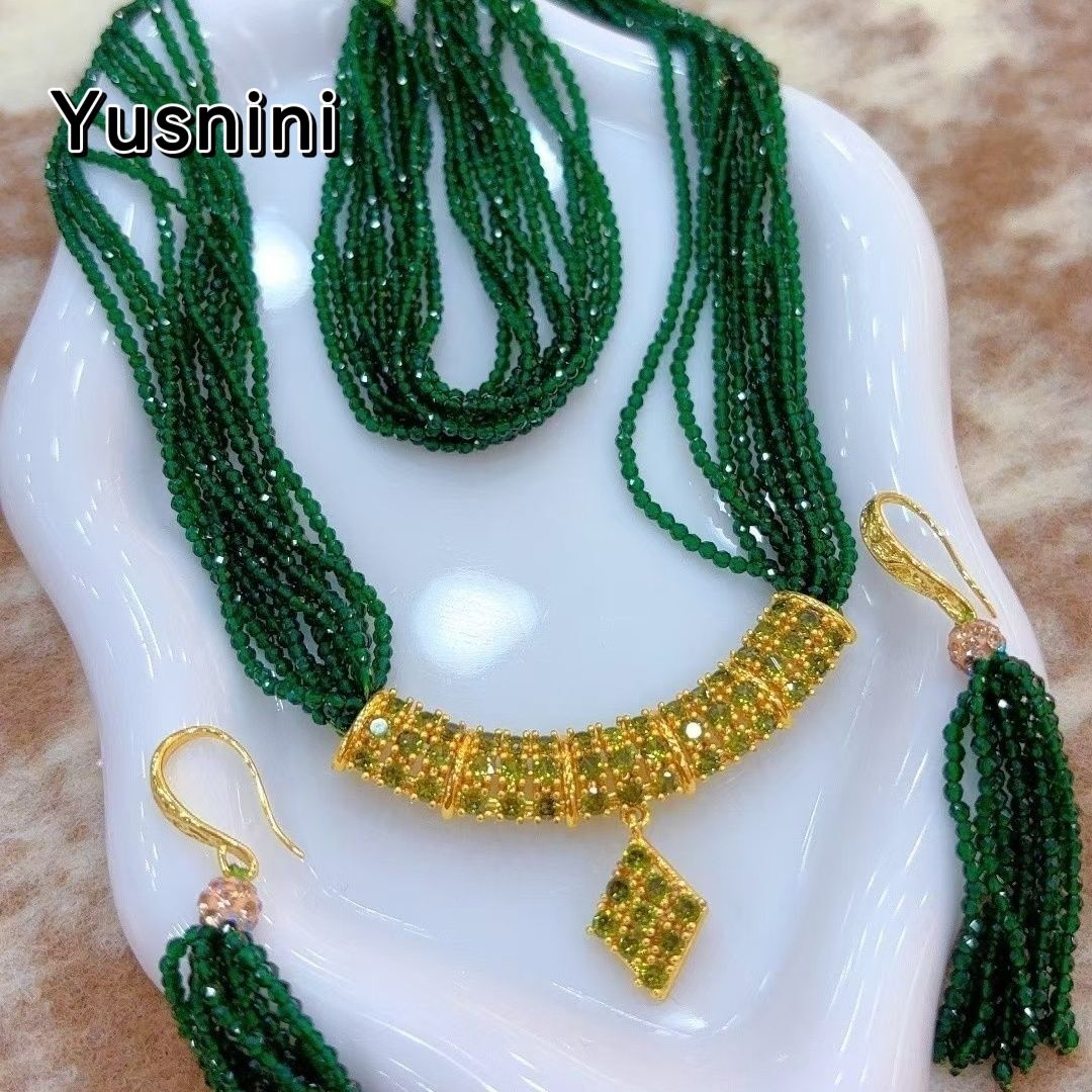Women Fashion Uk - ชุดเครื่องประดับทองคำชุบ 24K จากสหราชอาณาจักร สร้อยคอ ต่างหู กำไลข้อมือ