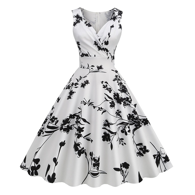 Women'S Fashion Of The 50S - 2025 ใหม่ผู้หญิงวินเทจ 50s 60s Hepburn สไตล์