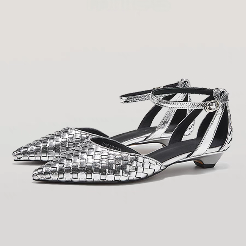 Women'S Fashion Summer 2025 - Pointed Toe รองเท้าส้นสูงผู้หญิงรองเท้าแตะรองเท้าผู้หญิง 2025 ฤดูร้อน Designer