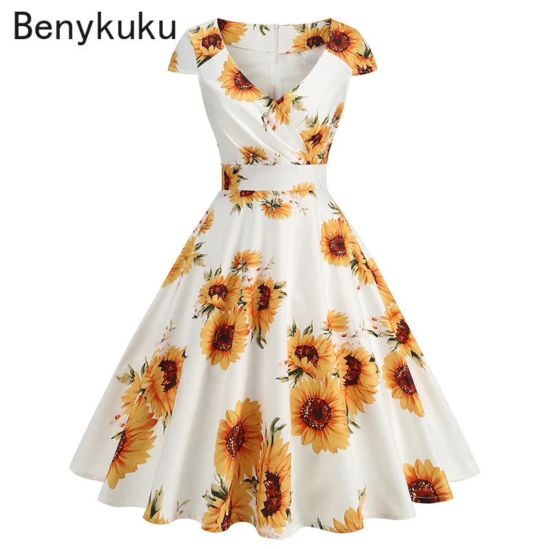 ชุดเดรสพิมพ์ลายเชอร์รี่ ซันฟลา - Women'S Fashion Of The 50S บทวิจารณ์และราคา