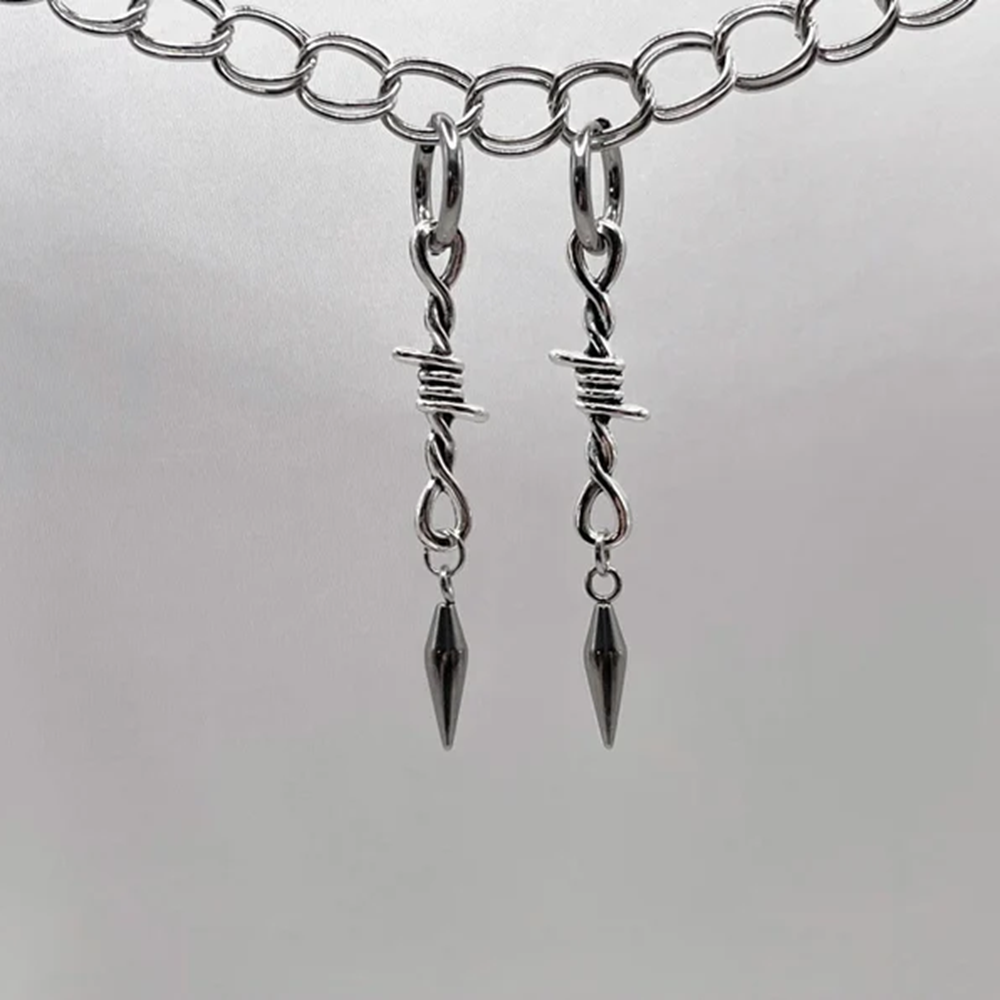 Grunge ลวดหนาม Star SPIKE Dang - Women'S Fashion Edgy บทวิจารณ์และราคา