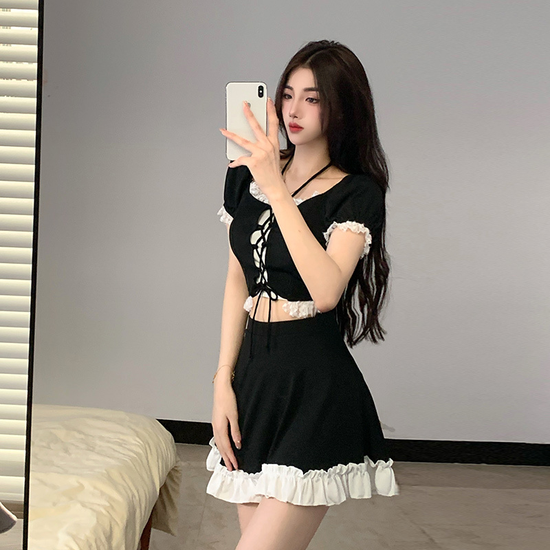 ชุดว่ายน้ำสองชิ้นสไตล์อินสตาแก - Women Fashion Style บทวิจารณ์และราคา