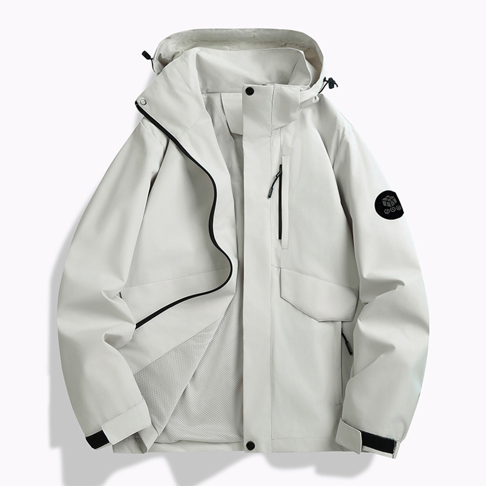 ผู้หญิงเสื้อแจ็คเก็ตเดินป่าน้ํ - Women'S Fashion Rain Jacket บทวิจารณ์และราคา