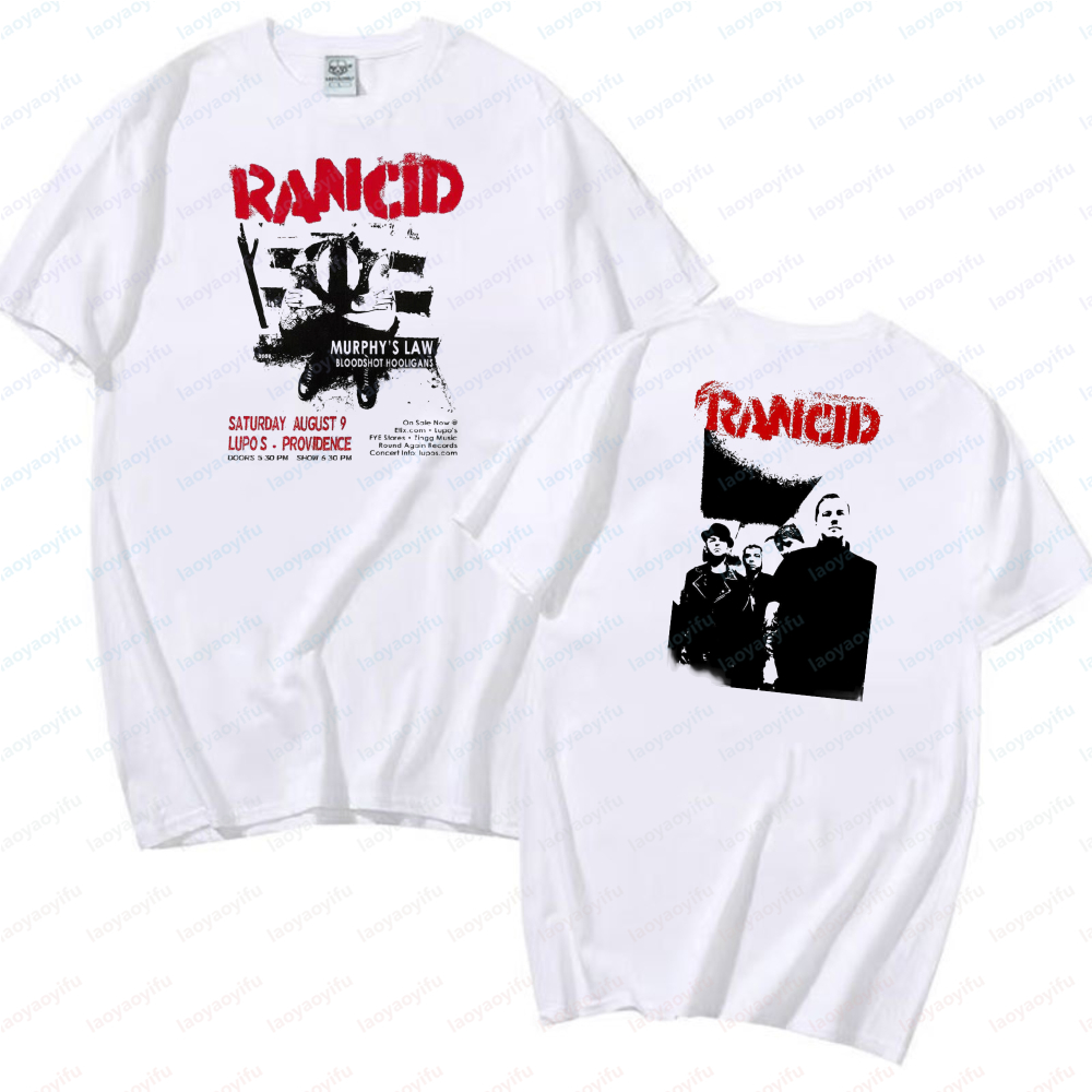 เสื้อยืดพิมพ์ลายสองด้าน Rancid - Women'S Fashion Edgy บทวิจารณ์และราคา