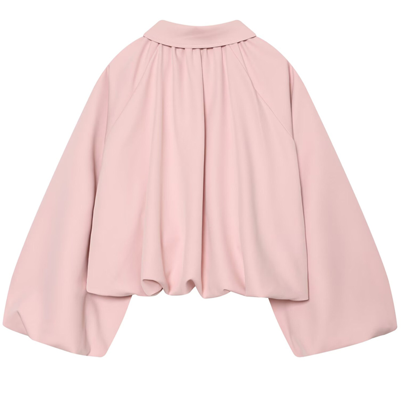 เสื้อแจ็คเก็ตครอปสีชมพูทรงหลวม - Women'S Fashion Quarter Zip บทวิจารณ์และราคา