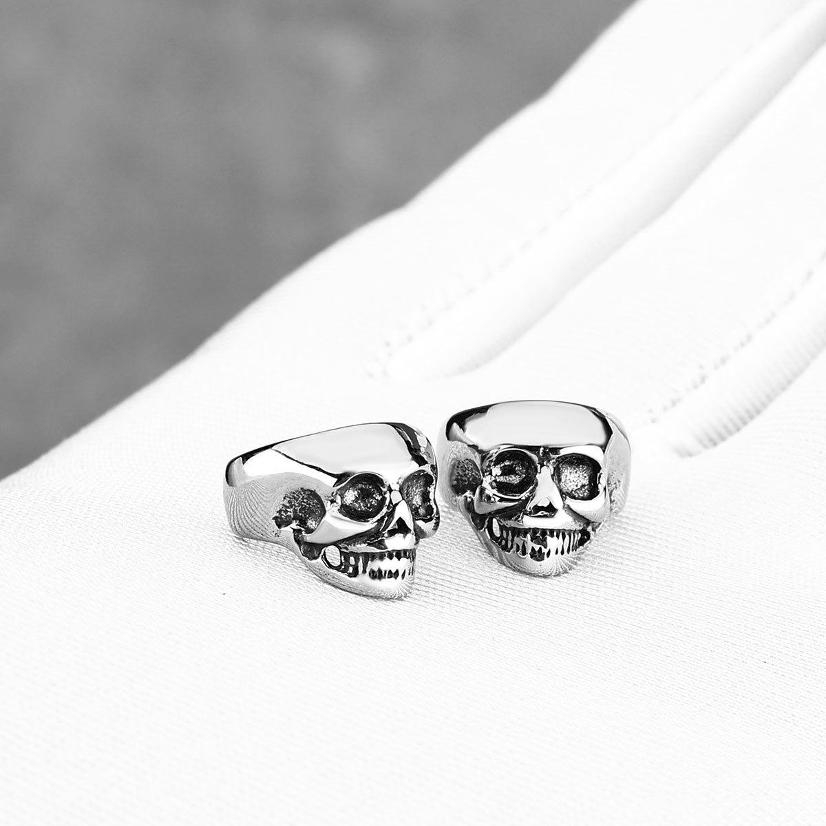 Retro Skull Helix ไม่เจาะหูคลิ - Women'S Fashion Edgy บทวิจารณ์และราคา