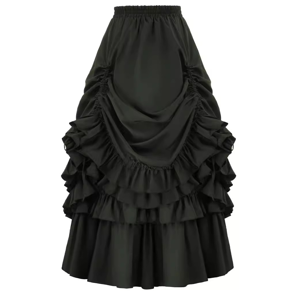 กระโปรงสั้นสไตล์เรโทรกอธิคสำหร - Women'S Fashion Victorian Era บทวิจารณ์และราคา