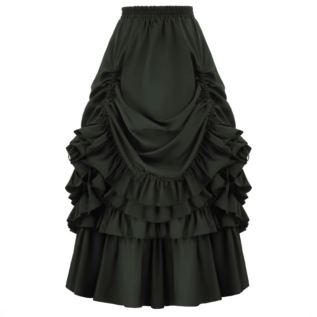 กระโปรงสั้นสไตล์เรโทรกอธิคสำหร - Women'S Fashion Victorian Era บทวิจารณ์และราคา