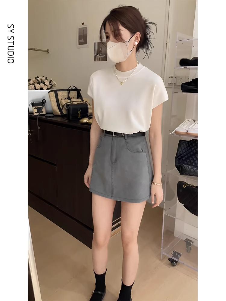 เสื้อถักทรงเข้ารูปและกระโปรงทร - Women'S Fashion Petite บทวิจารณ์และราคา