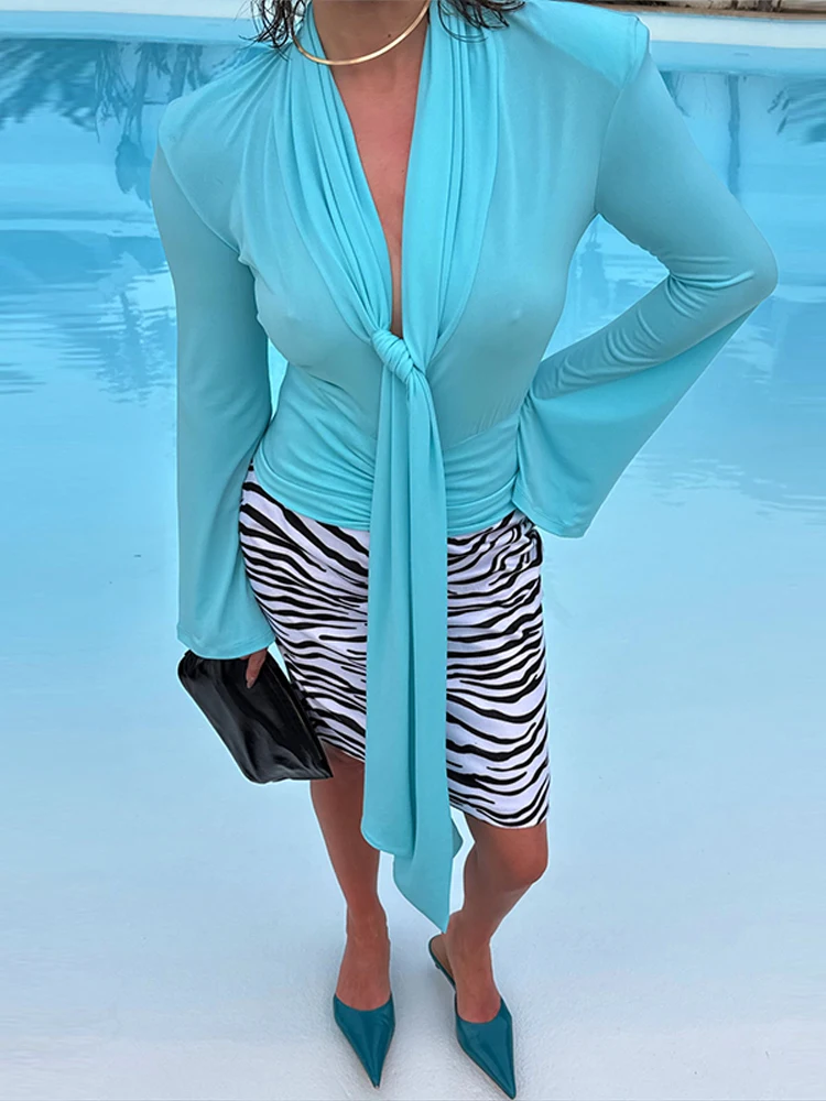 เดรสผู้หญิงคอผ้าพันคอจีบหรูหรา - Women'S Fashion For Summer 2026 บทวิจารณ์และราคา