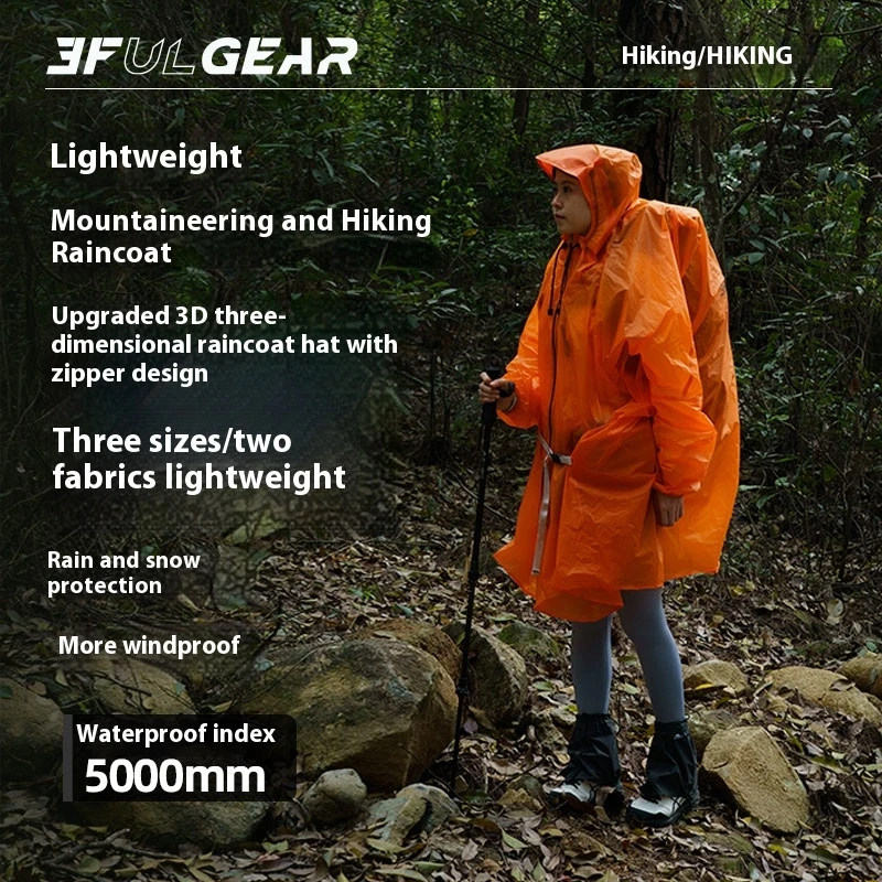3F UL เกียร์ซิปเสื้อกันฝน 15D  - Women'S Fashion Rain Jacket บทวิจารณ์และราคา