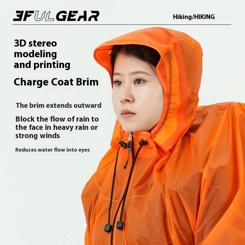 3F UL เกียร์ซิปเสื้อกันฝน 15D  - Women'S Fashion Rain Jacket บทวิจารณ์และราคา