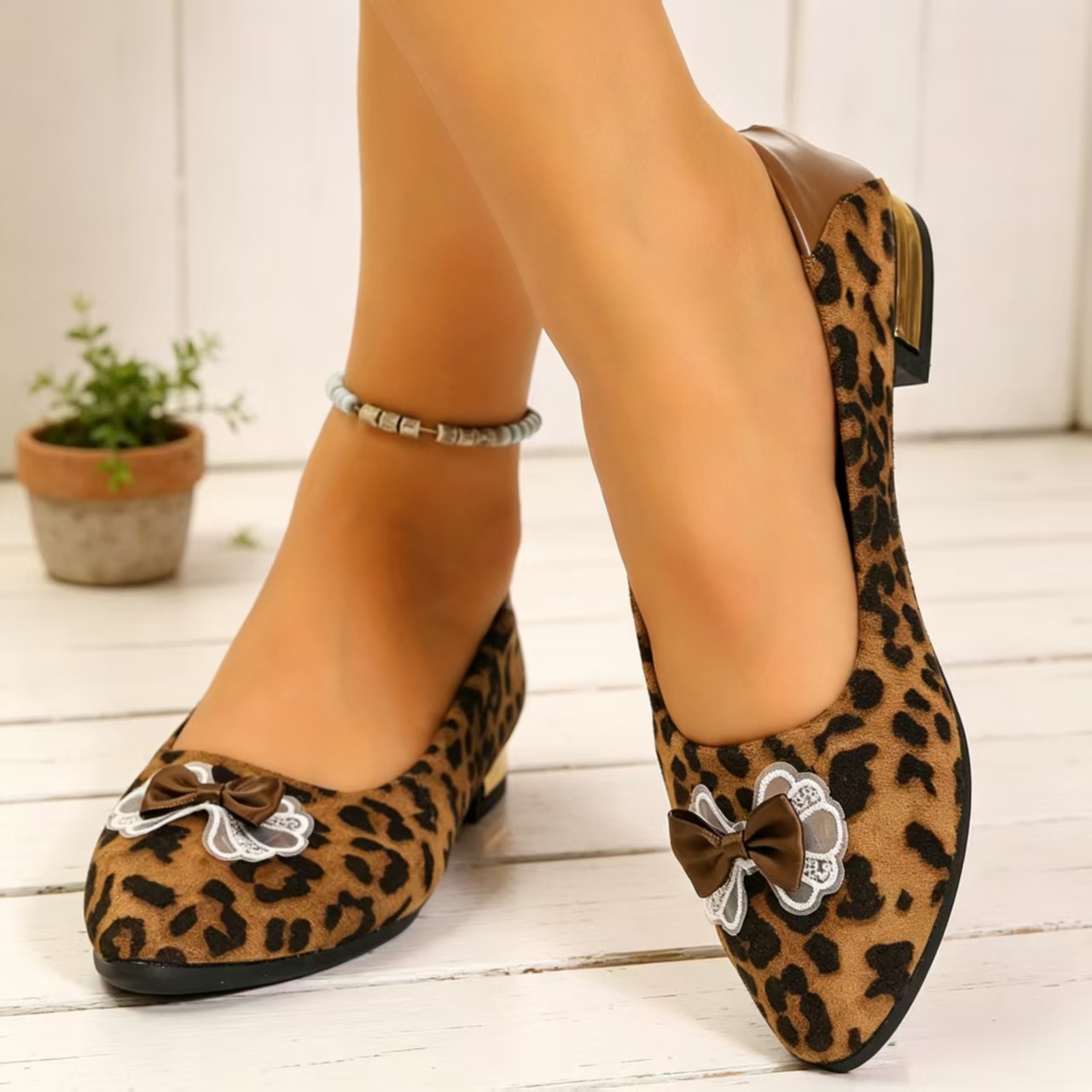 รองเท้าส้นเตี้ยหัวแหลมแฟชั่นฤด - Women Fashion Heels บทวิจารณ์และราคา