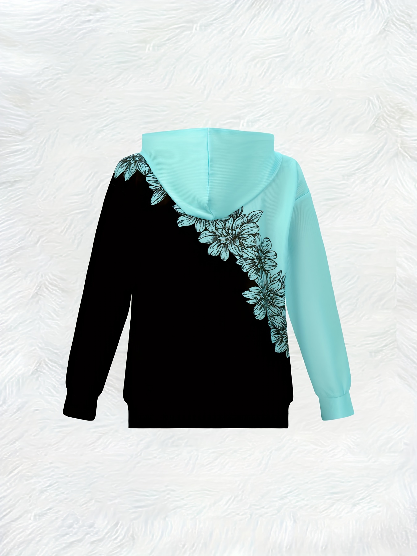 เสื้อแจ็คเก็ตมีฮู้ดลายดอกไม้สำ - Women'S Fashion Zip Hoodie บทวิจารณ์และราคา