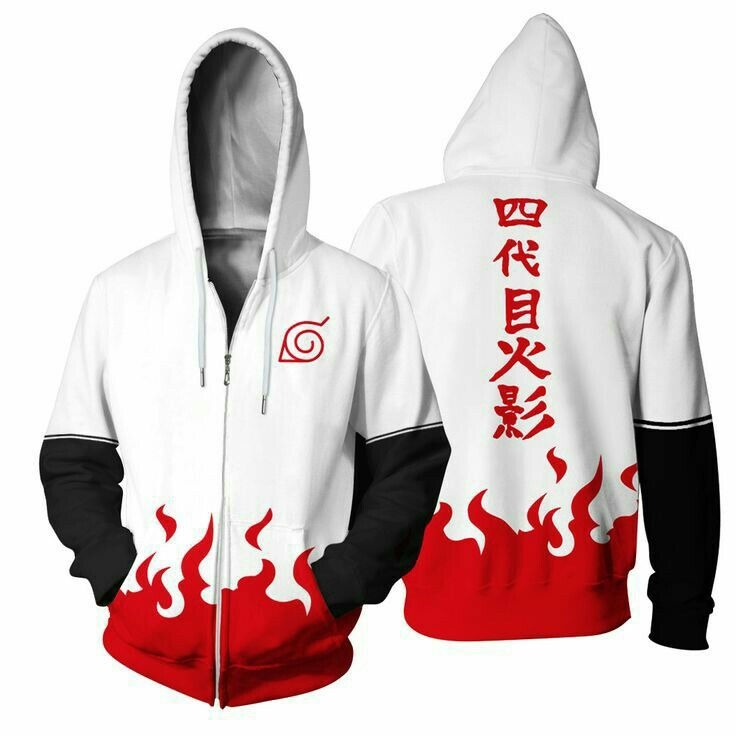 นารูโตะ โฮคาเงะ มินาโตะ อะนิเม - Women'S Fashion Zip Hoodie บทวิจารณ์และราคา
