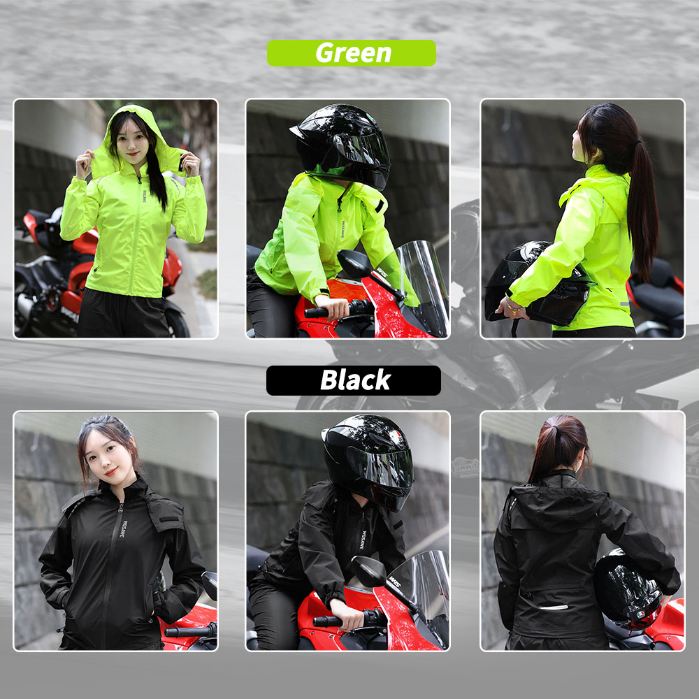 WOSAWE เสื้อกันฝนสำหรับขี่จักร - Women'S Fashion Rain Jacket บทวิจารณ์และราคา