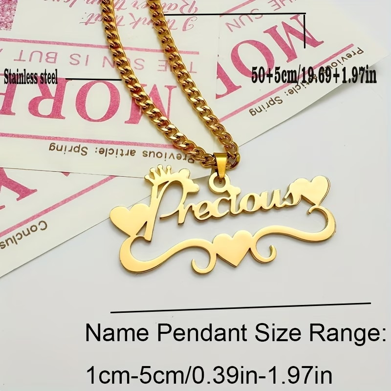 สร้อยคอชื่อสั่งทำ ชุบทอง - จี้ - Women Fashion Name Ideas บทวิจารณ์และราคา