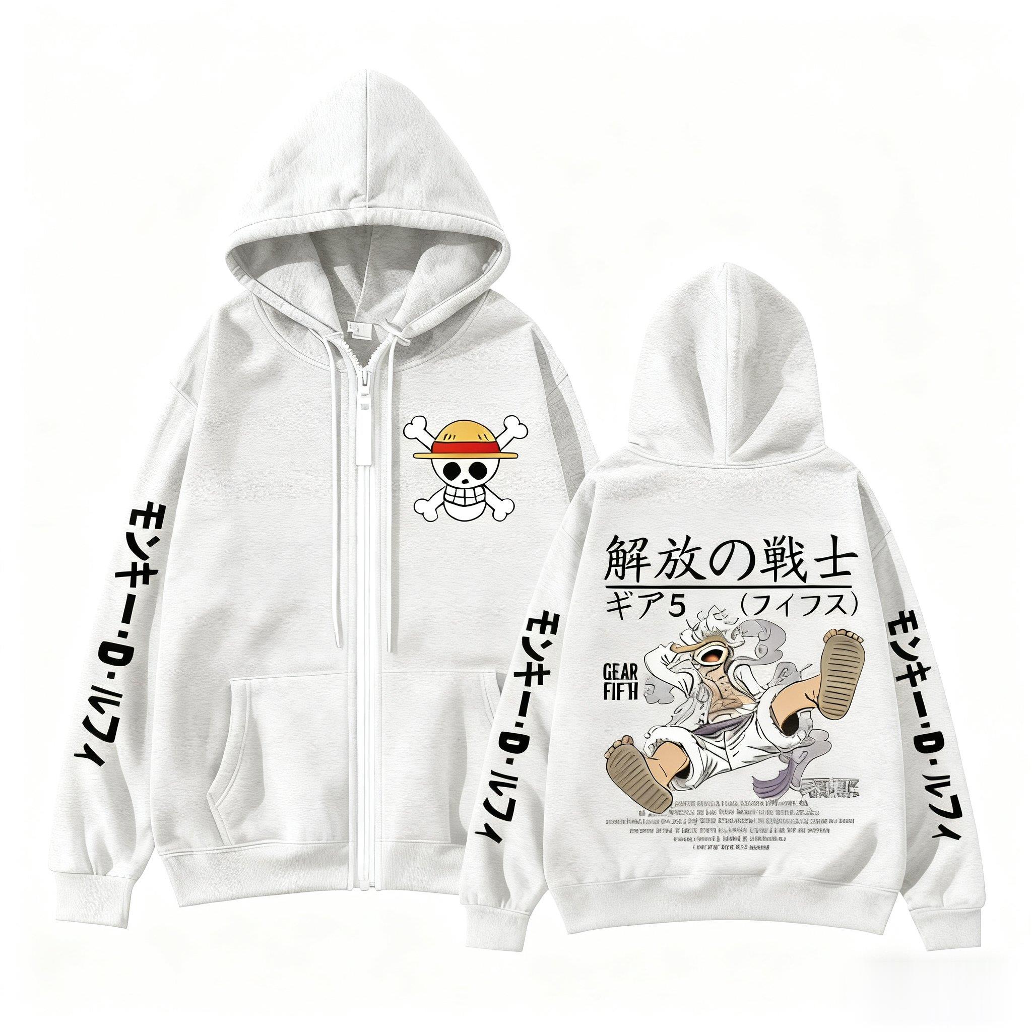 เสื้อฮู้ดซิป Monkey D. Luffy G - Women'S Fashion Zip Hoodie บทวิจารณ์และราคา