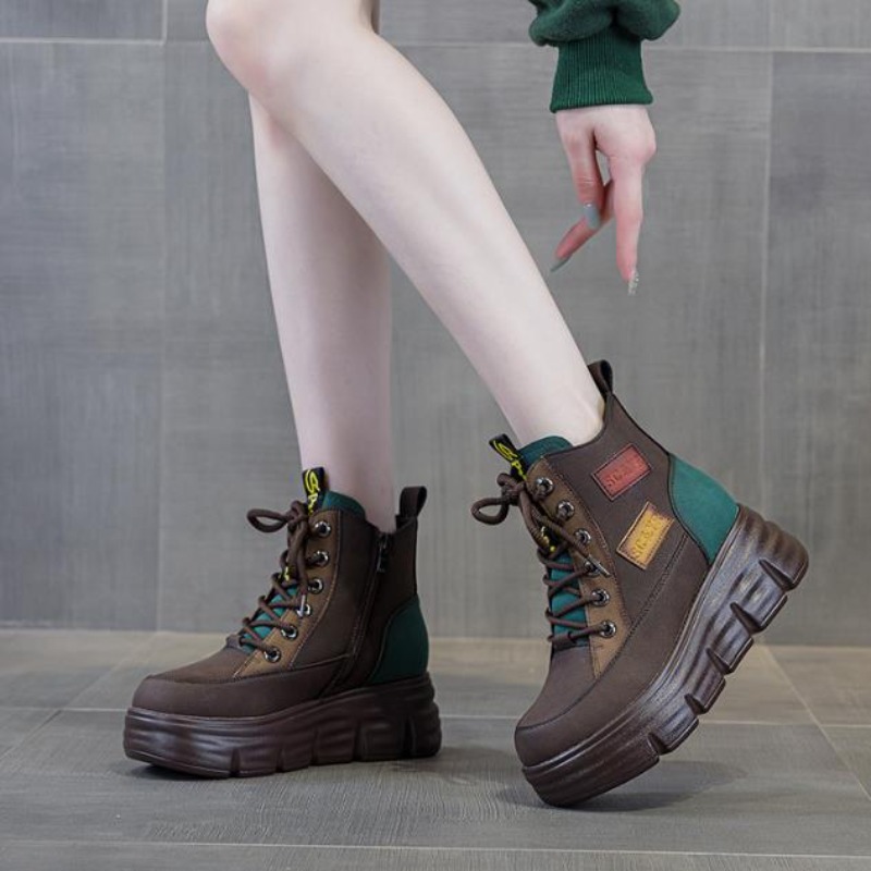 รองเท้าบูทแพลตฟอร์มสำหรับผู้หญ - Women'S Fashion Petite บทวิจารณ์และราคา