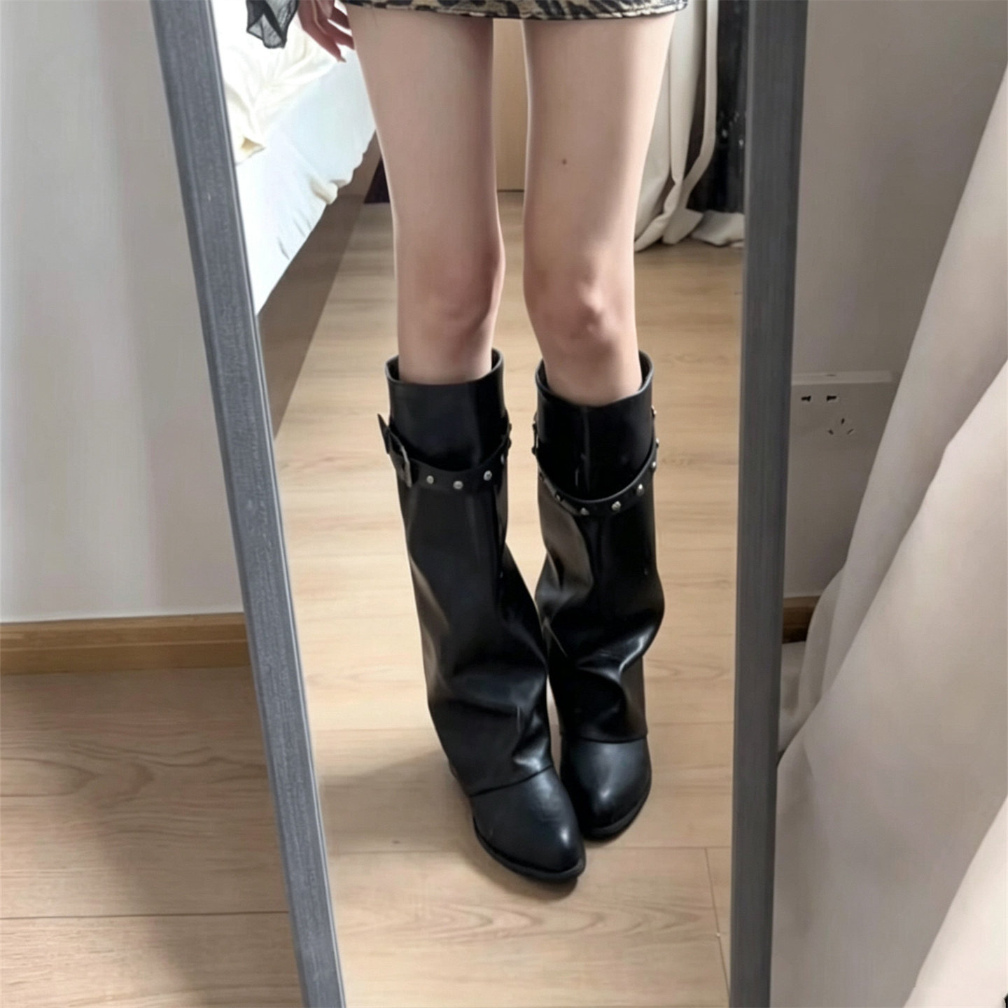 รองเท้าบูทผู้หญิงแบบพับได้ รุ่ - Women'S Fashion Trousers บทวิจารณ์และราคา