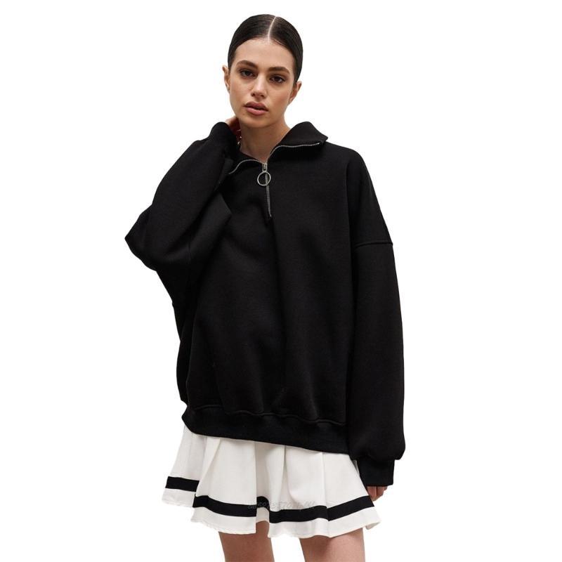 X5XAผู้หญิงแฟชั่นแขนยาวไตรมาสZ - Women'S Fashion Quarter Zip บทวิจารณ์และราคา
