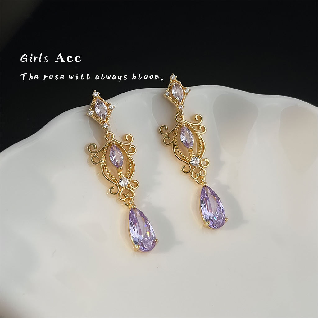 ต่างหูแบบห้อยระย้าทรงหยดน้ำประ - Women'S Fashion Victorian Era บทวิจารณ์และราคา
