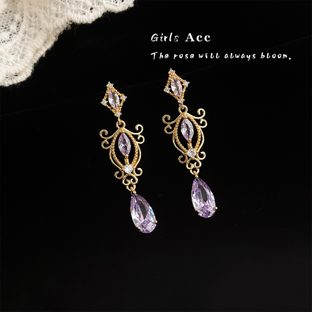 ต่างหูแบบห้อยระย้าทรงหยดน้ำประ - Women'S Fashion Victorian Era บทวิจารณ์และราคา