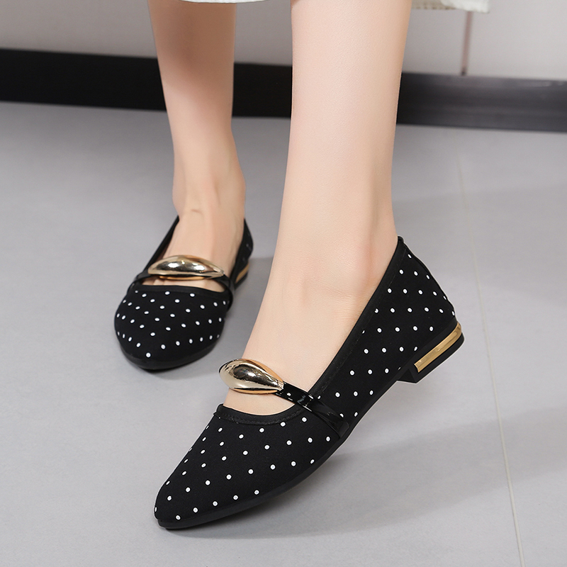 รองเท้าส้นเตี้ยทรงแหลม ดีไซน์ห - Women Fashion Heels บทวิจารณ์และราคา