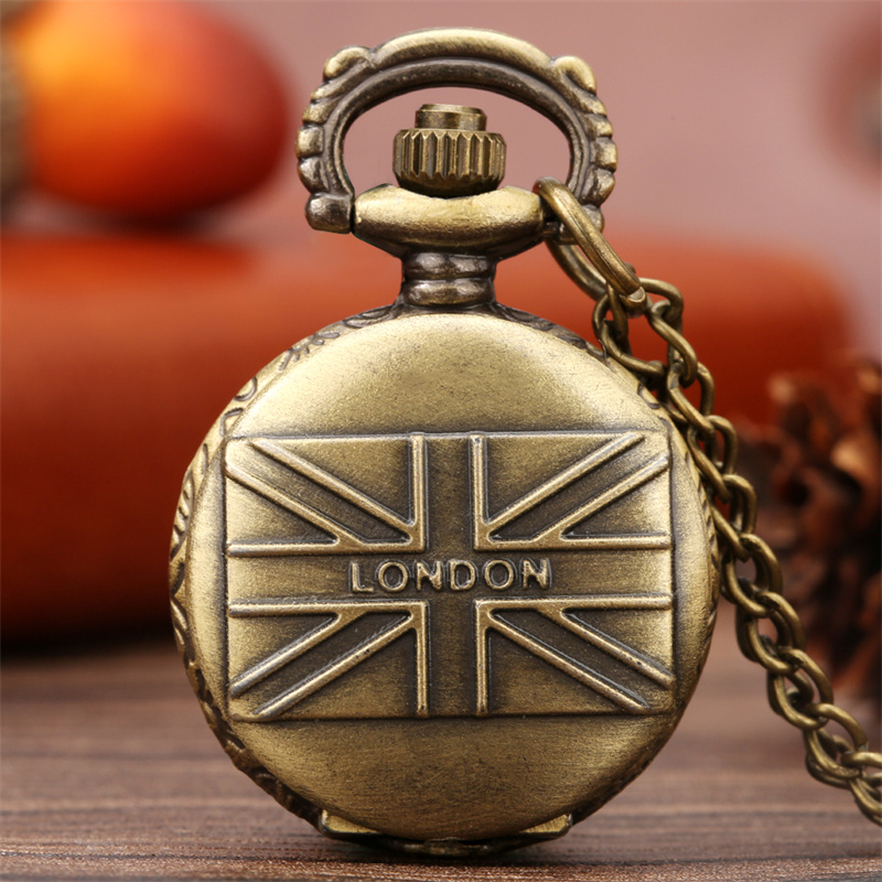 นาฬิกาพกควอตซ์ขนาดเล็ก ลายธงชา - Women Fashion Uk บทวิจารณ์และราคา