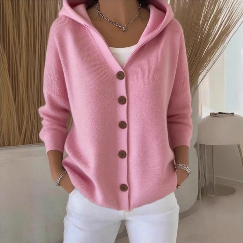 เสื้อคลุมไหมพรมมีฮู้ดแฟชั่นเรี - Women'S Fashion Quarter Zip บทวิจารณ์และราคา