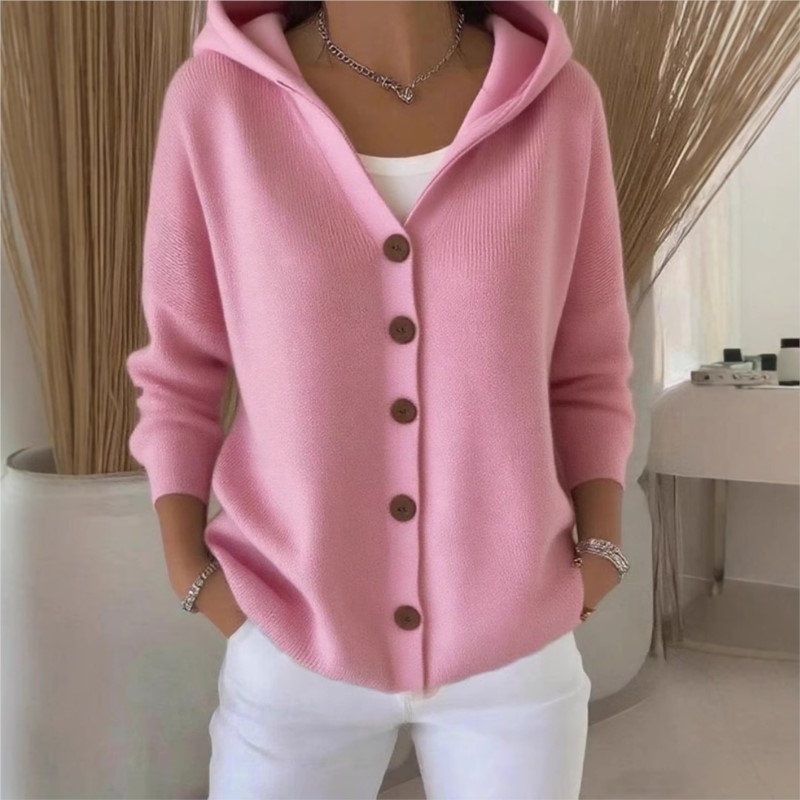 เสื้อคลุมไหมพรมมีฮู้ดแฟชั่นเรี - Women'S Fashion Quarter Zip บทวิจารณ์และราคา