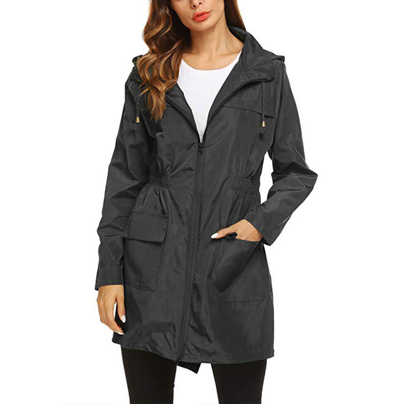 ผู้หญิงแฟชั่น All Seasons กันน - Women'S Fashion Rain Jacket บทวิจารณ์และราคา