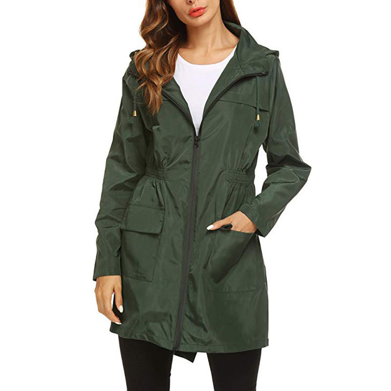 ผู้หญิงแฟชั่น All Seasons กันน - Women'S Fashion Rain Jacket บทวิจารณ์และราคา