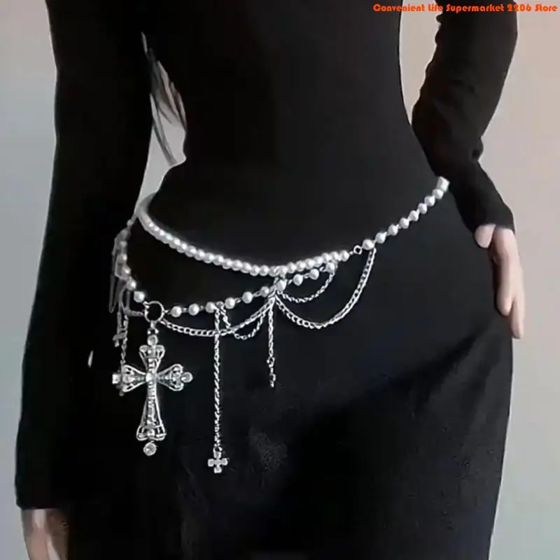 E06E Edgy Crosses Design โซ่เอ - Women'S Fashion Edgy บทวิจารณ์และราคา