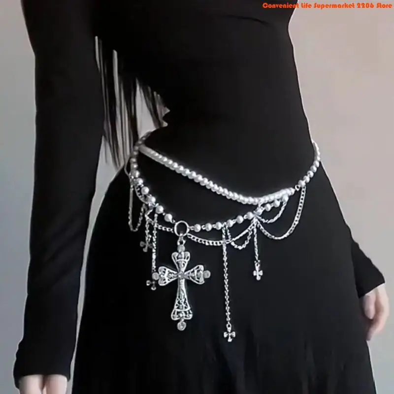 E06E Edgy Crosses Design โซ่เอ - Women'S Fashion Edgy บทวิจารณ์และราคา
