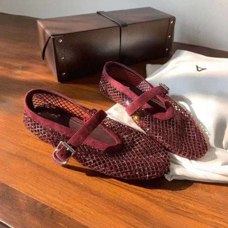 รองเท้าแตะแบบสวมประดับเพชรทรงก - Women Fashion Heels บทวิจารณ์และราคา