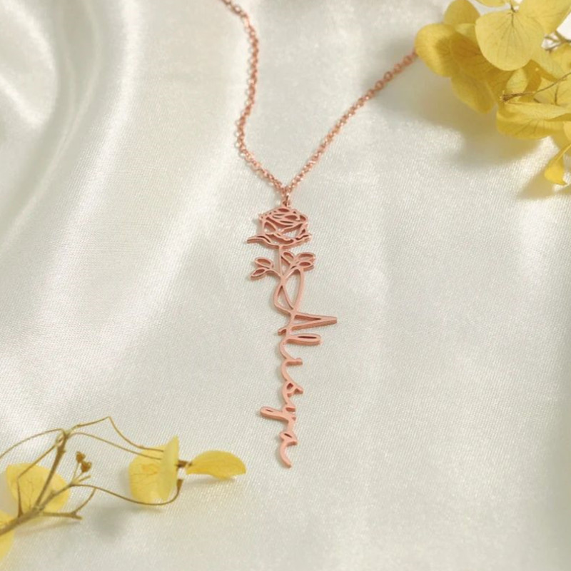 สร้อยคอสแตนเลสส่วนบุคคล Custom - Women Fashion Name Ideas บทวิจารณ์และราคา