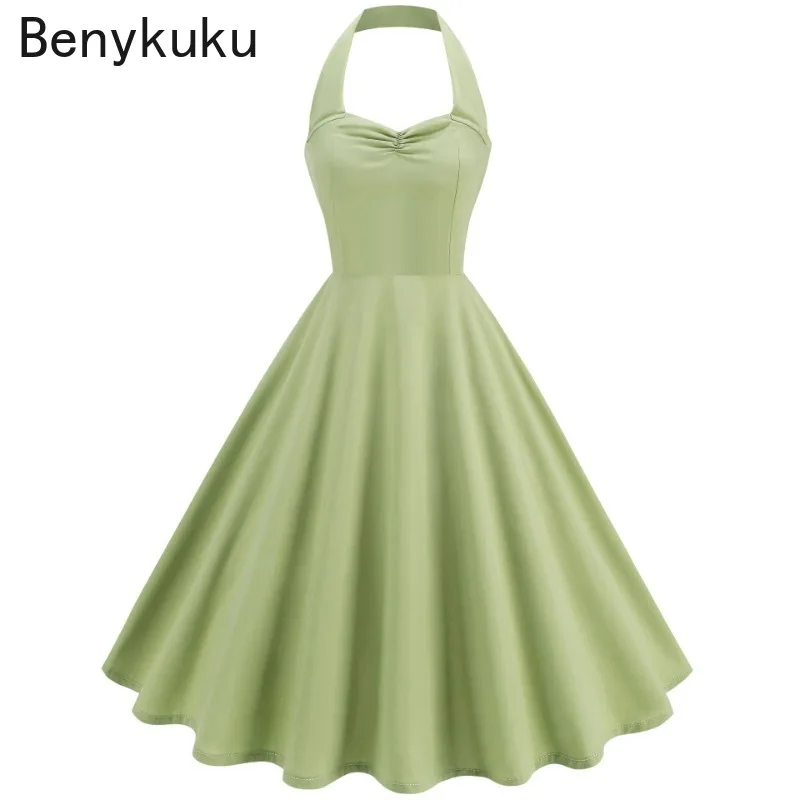 ชุดเดรสวินเทจแบบผูกคอ ทรงพินอั - Women'S Fashion Of The 50S บทวิจารณ์และราคา