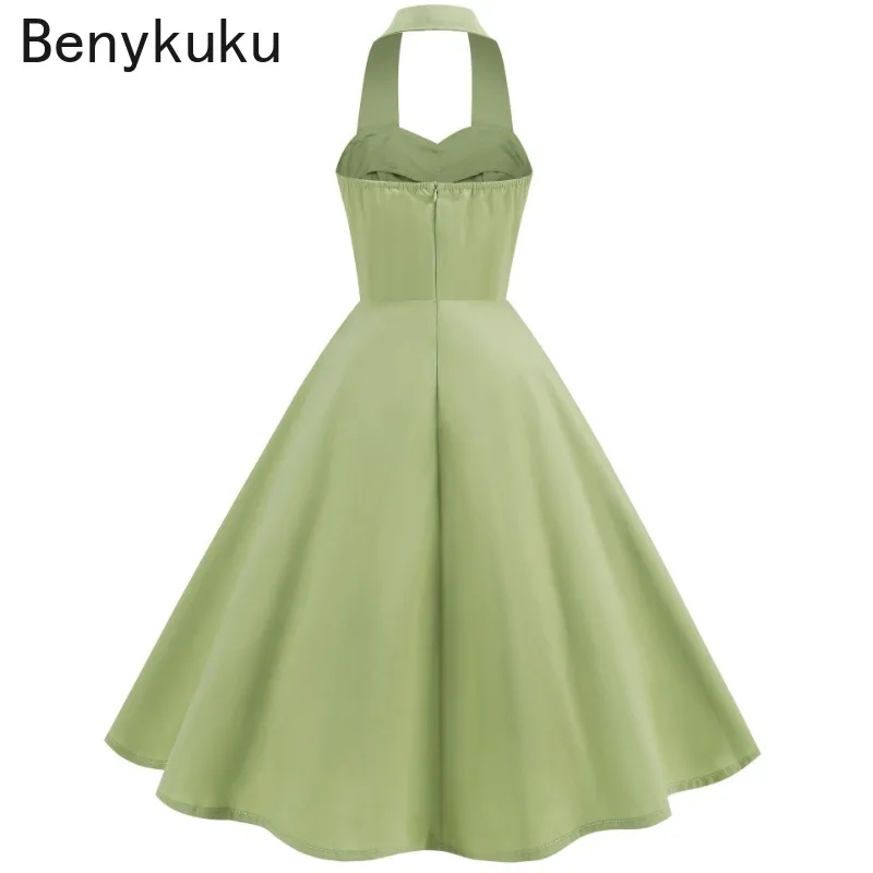 ชุดเดรสวินเทจแบบผูกคอ ทรงพินอั - Women'S Fashion Of The 50S บทวิจารณ์และราคา