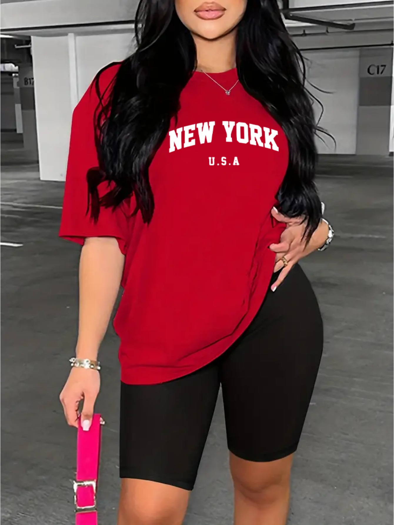 นิวยอร์กสหรัฐอเมริกาเสื้อยืดพิ - Women Fashion Usa บทวิจารณ์และราคา