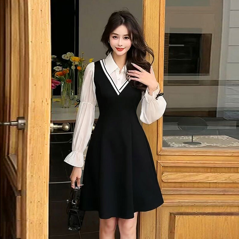 เดรสทรงเอสลิม ดีไซน์เสื้อเชิ้ต - Women'S Fashion Petite บทวิจารณ์และราคา