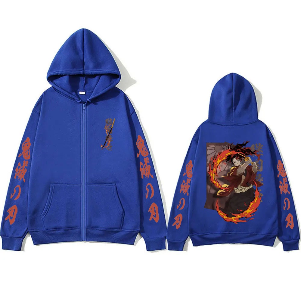 เสื้อฮู้ดซิป Demon Slayer ตัวล - Women'S Fashion Zip Hoodie บทวิจารณ์และราคา