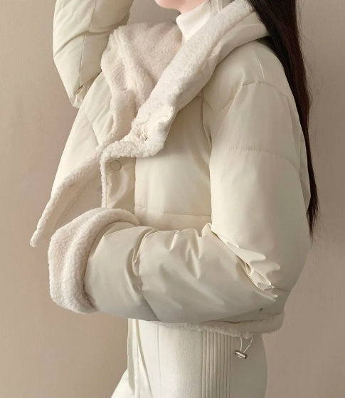 เสื้อแจ็คเก็ตพัฟเฟอร์คอเชอร์ปา - Sherpa Coat Women บทวิจารณ์และราคา