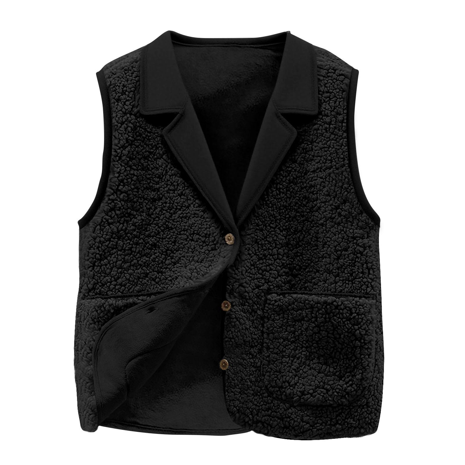 เสื้อกั๊กขนแกะเชอร์ปาสำหรับผู้ - Sherpa Coat Women บทวิจารณ์และราคา