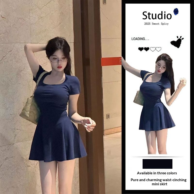 เดรสทรงเอไลน์สไตล์เกาหลีใหม่สำ - Women'S Fashion Petite บทวิจารณ์และราคา