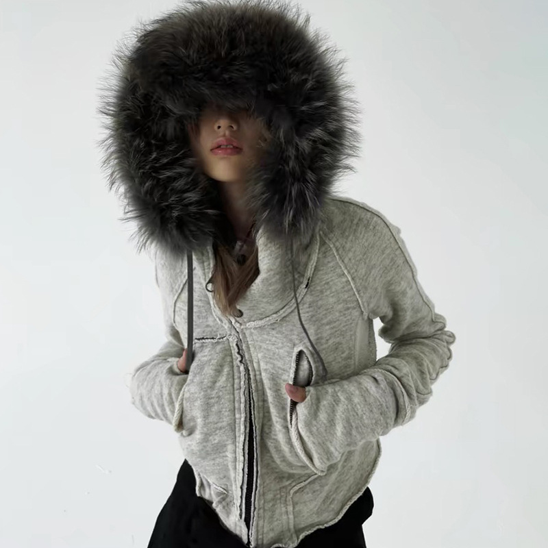 วินเทจแฟชั่นZip Upผู้หญิงเสื้อ - Women'S Fashion Zip Hoodie บทวิจารณ์และราคา