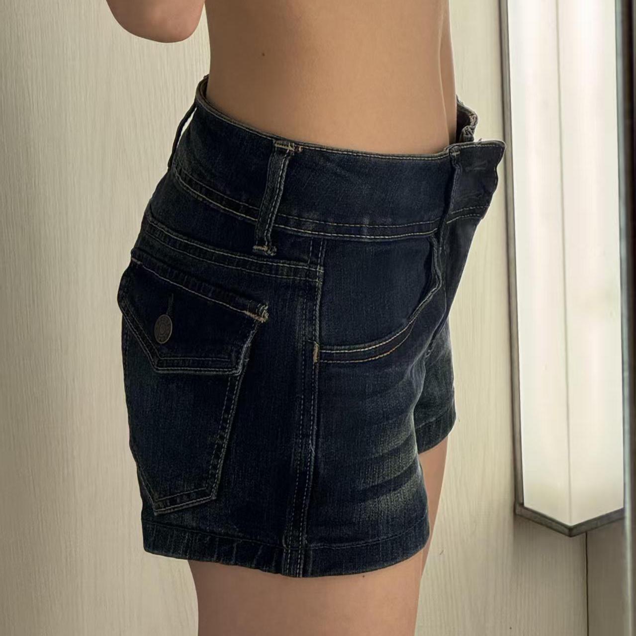 กางเกงยีนส์ขาสั้นเอวต่ำทรงสลิม - Women'S Fashion Petite บทวิจารณ์และราคา