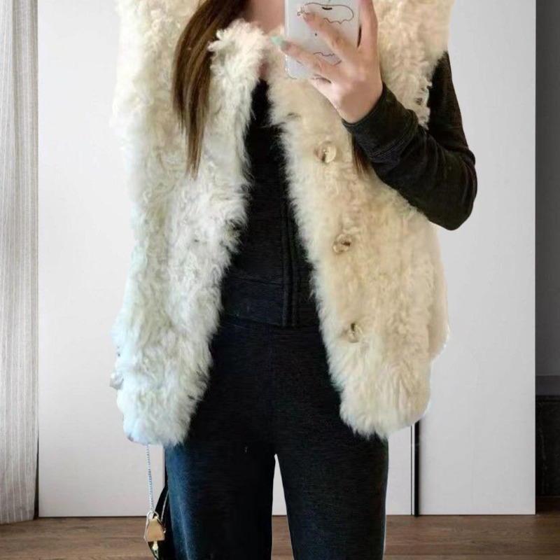 เสื้อกั๊กขนเฟอร์เทียมสำหรับผู้ - Sherpa Coat Women บทวิจารณ์และราคา